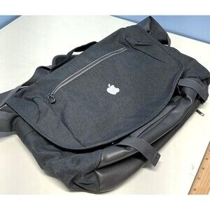 Apple Branded Notebook Laptop Messenger Bag Gray Promo Lots Pockets Computer HTF